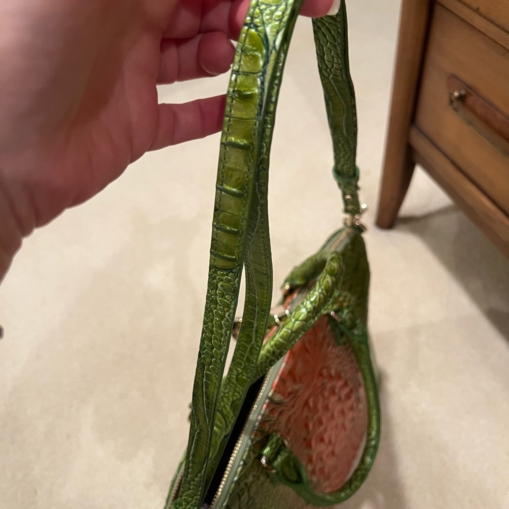 Brahmin Duxbury Satchel Limeade Green Melon Ombré NWOT - Picture 7 of 12